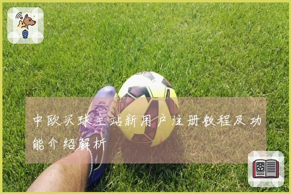 中欧买球主站新用户注册教程及功能介绍解析